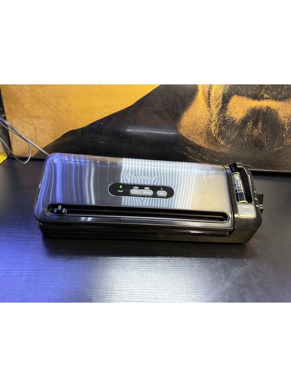 FoodSaver FM3945 Vacuum Sealer Machine Stainless Black Tested Working
